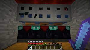 One simple way of making one is by placing two fence posts next to a closed door : Minecraft Cave Spider Xp Farm Tutorial Best Design Video Dailymotion