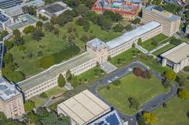 Aerial View Of Uq St Lucia Campus With Forgan Smith Building Forecourt And Great Court Copyright 2013 The The University Of Queensland St Lucia Queensland