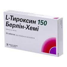 L Thyroxin 150 Berlin Chemie 50 Tablets 150 Mcg Thyroid Gland L Tiroksin