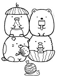 すみっコぐらしぬりえ2 ミツキmaウスの小さな世界 cute coloring pages cute doodle art pusheen coloring pages