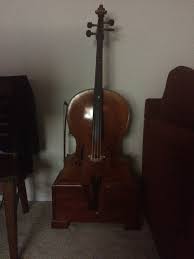 My Cello In A More Aesthetically Pleasing Stand Cello Violin Music Instruments