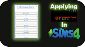 Maybe you would like to learn more about one of these? How To Apply Mc Command Center Settings In Your Game The Sims4 Youtube