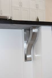 Ensure your supporting structure is sufficient for holding your countertop and supporting brackets or corbels. Large Stainless Steel Brackets Architectural Corbels Modern Decorative Countertop Overhang Support Brackets By Bogar Glasregal Ikea Hangeregal Moderne Regale