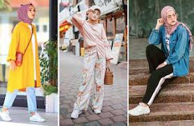 Termasuk pakaian ibu hamil yang lagi ngetrend. Model Baju Muslim Modis Desain Terbaru 2019 Fokuskan Com