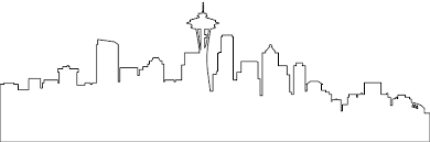 Icanvas.com has been visited by 10k+ users in the past month Seattle Skyline Silhouette Kostenlose Vektor Silhouetten Creazilla