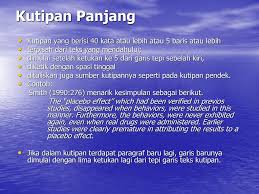 Penulisan Kutipan Langsung Penulisan Kutipan Tak Langsung Ppt Download