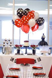 Birthday Elegant Black And White Party Decorations Black White Red Elegant Birthday Party Elegant Birthday Party Red Birthday Party White Party Decorations