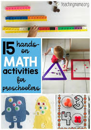Activities for preschoolers are more advanced than most of the activities marked for toddlers. Hands On Math Activities For Preschoolers