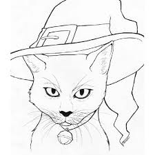 Printable Halloween Cat Coloring Pages with Coloring Instruction Video |  Kids Activities Blog