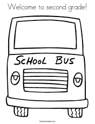 By best coloring pages march 5th 2019. Welcome To Second Grade Coloring Page Twisty Noodle