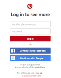 Pinterest Login Pinterest App Pinterest App Download Log In To Pinterest
