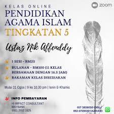 Pendidikan agama islam tingkatan 5 sumbangan 1. Pendaftaran Kelas Online Upsr Pt3 Spm And Igcse Facebook