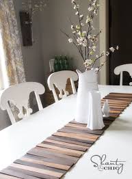 Table runners are a great way to accessorize the tables at your wedding. Making The Perfect Table Setting Diy Table Runners In 2020 Table Runner Diy Wooden Crafts Diy Diy Table