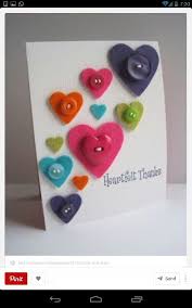 Buttons Card Cards Handmade Valentines Cards Card Craft
