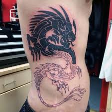 The traditional chinese dragon is said to have exactly 117 scales and is usually depicted with four toes. 150 Traditional Dragon Tattoo Ideas On Side Rib For Men And Girls Pictures Segerios Com
