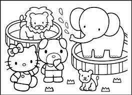 More 100 images of different animals for children's creativity. Animal Coloring Sheets For Kids Novocom Top