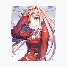 Free download zero two wallpaper in hd kawaii pinterest. Zero Two Posters Redbubble