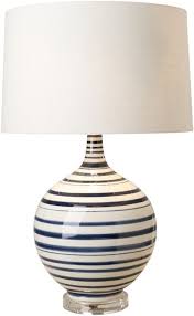 Tideline Blue Striped Lamp Beach House Decor Rustic Lamp Shades Lamp