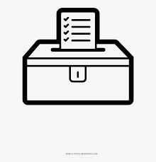 Spark your child's creativity with these amazing coloring pages for kids. Ballot Box Coloring Page Ballot Box Png Image Transparent Png Free Download On Seekpng