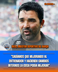 💥 ¡PALO de DECO a XAVI en la previa del Inter-Barça! "Sabíamos que  mejorando al entrenador y cosas internas... ...la cosa esta temporada podía  mejorar".