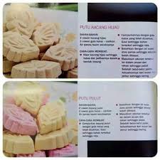 Putu Kacang Hijau Putu Pulut Homemade Recipes Cookie Recipes Recipes