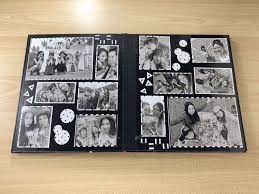 かっこいいあの子にぴったりなモノクロ誕生日アルバム 手作りアルバム アルバムキッチン アルバム 手作り 誕生日アルバム アルバム 手作り アイデア