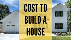 That's why we offer cost to calculated costs include factors for all materials, labor, and equipment needed to construct the home according to national building codes plus any. The Real Cost To Build Your Home Custom Home Building A House Cost Youtube