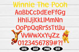 5.0 out of 5 stars. Winnie Die Pooh Schrift Svg Winnie Die Pooh Buchstaben Svg Etsy