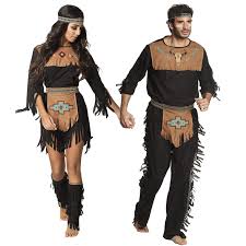 Garantiert einfach und schnell kannst du. Indianerin Indianer Hauptling Squaw Apache Partner Kostum Fur Damen Und Herren Ebay