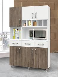 Alacena Modelo Roma Blanco Con Gris En 2020 Muebles De Bano Baratos Muebles Para Despensa Diseno De Interiores Cafeteria