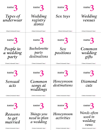 Use three kinds of birth control. Party Games Ultimate Bridesmaid