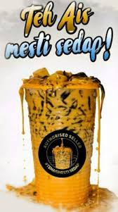 Teh tarik (literally pulled tea) is a popular hot milk tea beverage most commonly found in restaurants, outdoor stalls and kopitiams within the southeast asian countries of malaysia, indonesia and singapore. Teh Ais Cincau Kaw Piaw Photos Facebook
