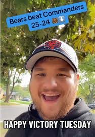 The @Chicago Bears get a win! Happy Victory Tuesday! #bears #beardown ...