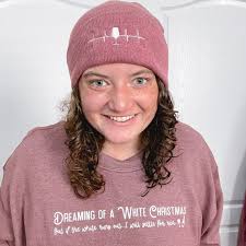 Wine Heartbeat Beanie