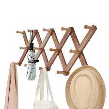 Diy clothes rack clothes rail hanging clothes clothes hangers clothing racks kids clothing clothing organization cheap clothes creative wall decor. Oropy Wooden Expandable Coat Rack Wall Mounted Multi Purpose Closet Hook For Door And Wall X Shape 14 Peg Hooks Amazon Ae