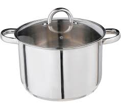 Buy Home 24cm Stainless Steel Stock Pot Saucepans Argos Steel Stock Stock Pot Kitchen Equipment