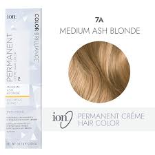 But does science back this up? Ion Color Brilliance Permanent Creme 7a Medium Ash Blonde