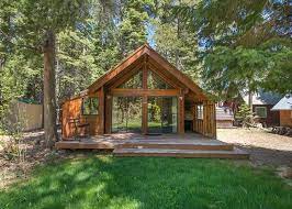 The cabin was built in 1973 the original character has been restored while aspects of the space have been updated to create a warm environment for their family and friends. 5 Charming Tahoe Cabins You Can Rent Tahoe Rental Company