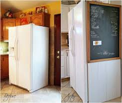 Add A Command Center To Your Fridge Refrigerator Covers Fridge Makeover Add A Room