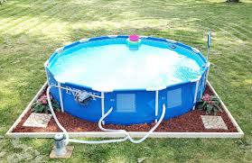 Super Cheap Intex Pool Landscaping Idea Intex Pool Pool Landscaping Pool