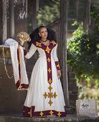Fasika Tibeb Ethiopian Clothing Eritrean Dress Ethiopian Traditional Dress