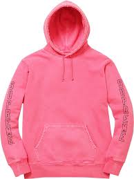 Supreme Over Dyed Hooded Sweatshirt Pink Sweatshirts Mens Fashion Streetwear Hooded Sweatshirts
