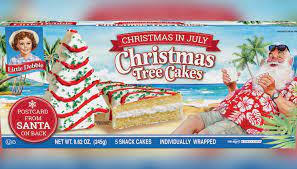 I wait all year for these beauties to show up at my local grocery store. Little Debbie Christmas Tree Cakes Making Summer Comeback For Christmas In July