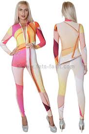 The flexible sizing allows you to wear them, and look better than in anything else you could possibly wear! Catsuit With Front Zipper From Fets Fash In Elastane Unikat Flexible And
