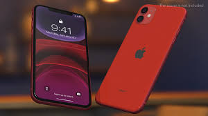 3d Iphone 11 Red Phones Turbosquid 1500008
