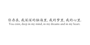I want to ask if the chinese translation is correct because i would like to have one of your amazing quotes as a tattoo all the quotes i post and share should all be accurate. Chinese Love Quotes Quotesgram
