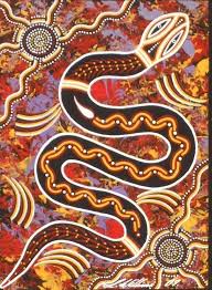 Eingana Snake Goddess Of Primordial Dreamtime Snake A Aboriginal Art Animals Aboriginal Dot Painting Indigenous Australian Art