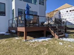 Unlike hardwoods, glass railings don't need repeated painting or finishing for enhancing their durability. Deck Projects Minneapolis Windows Roofing And Lp Smartside Siding Contractor All Around