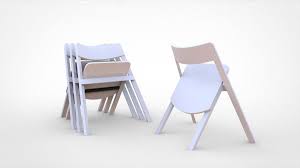 Curva A Stackable Folding Chair By Cristian Reyes Folding Chair Chair Folding Furniture