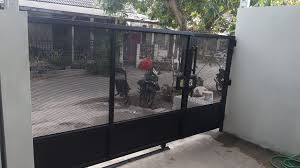 32 desain pintu kamar tidur minimalis 2020 terbaru. Pagar Minimalis Motif Plat Lubang Pedurungan Semarang 500 Rb Mtr